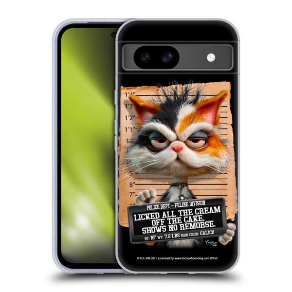 D.S. Valori Kitty And Puppy Kitty Licked The Cream Soft Gel Case for Google Pixel 8a