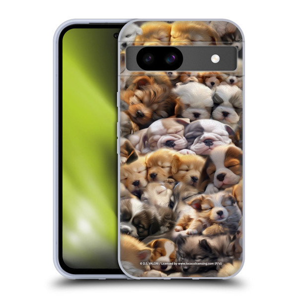 D.S. Valori Kitty And Puppy Puppy Dreams Soft Gel Case for Google Pixel 8a