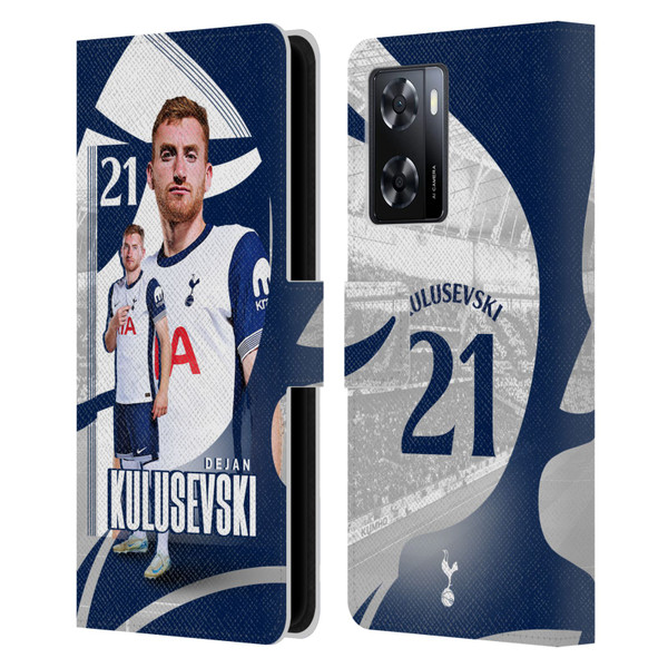 Tottenham Hotspur F.C. 2024/25 First Team Dejan Kulusevski Leather Book Wallet Case Cover For OPPO A57s