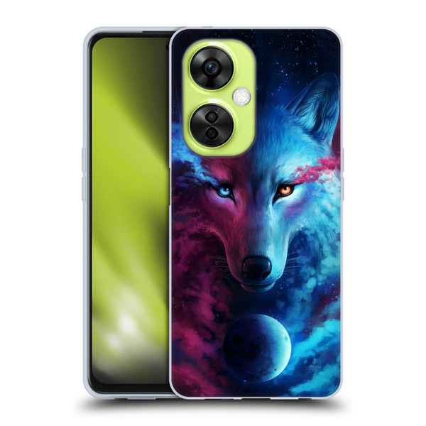 Jonas "JoJoesArt" Jödicke Wildlife Wolf Galaxy Soft Gel Case for OnePlus Nord CE 3 Lite 5G