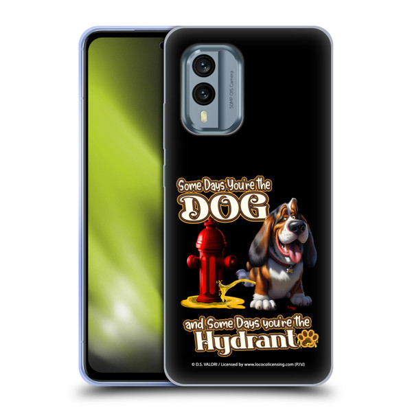 D.S. Valori Kitty And Puppy Some Days You're The Dog Soft Gel Case for Nokia X30