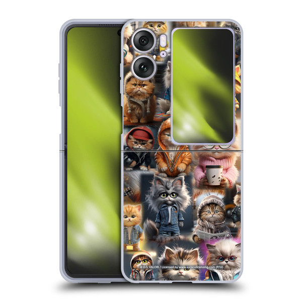 D.S. Valori Kitty And Puppy Kitty Kingdom Soft Gel Case for OPPO Find N2 Flip