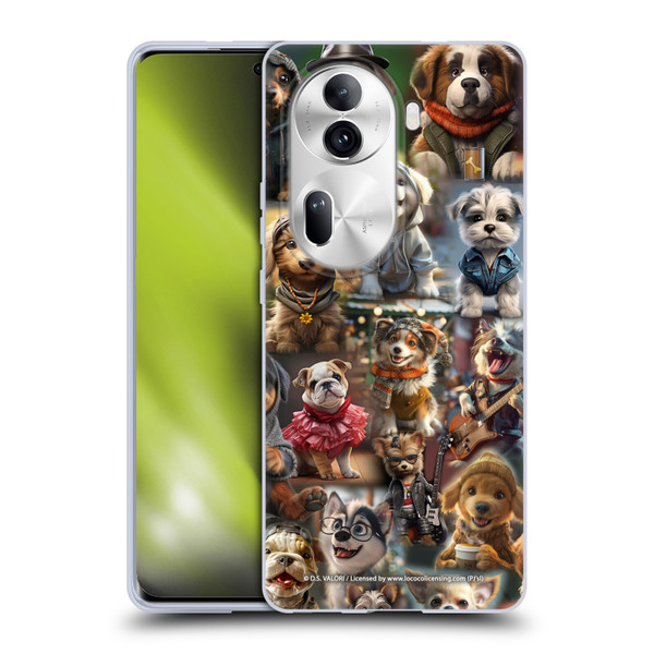 D.S. Valori Kitty And Puppy Puppy Kingdom Soft Gel Case for OPPO Reno11 Pro