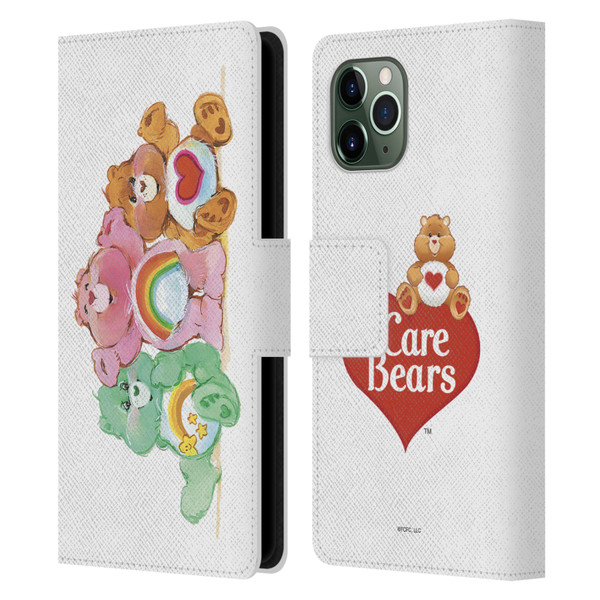Care Bears Classic Group Leather Book Wallet Case Cover For Apple iPhone 11 Pro
