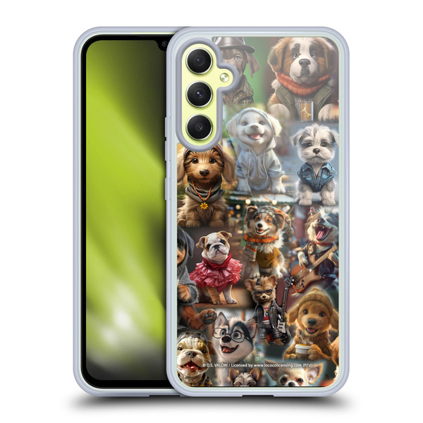 D.S. Valori Kitty And Puppy Puppy Kingdom Soft Gel Case for Samsung Galaxy A34 5G