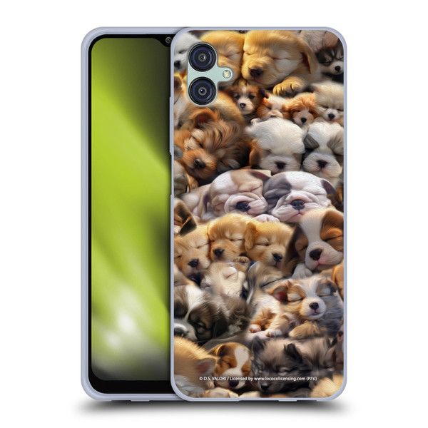 D.S. Valori Kitty And Puppy Puppy Dreams Soft Gel Case for Samsung Galaxy M04 5G / A04e