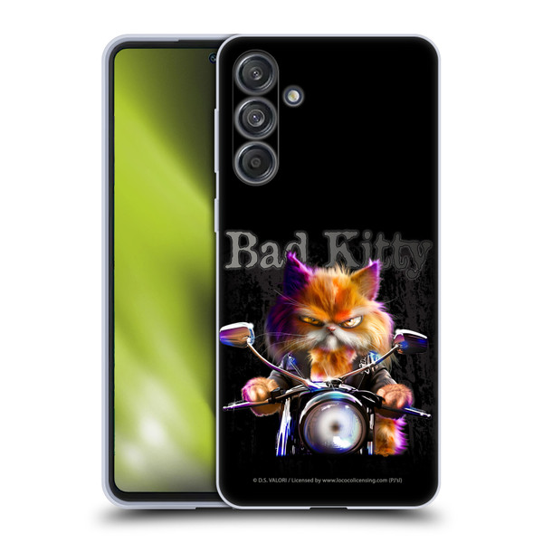 D.S. Valori Kitty And Puppy Bad Kitty Soft Gel Case for Samsung Galaxy M55 5G