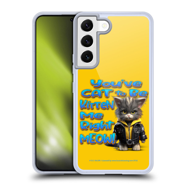 D.S. Valori Kitty And Puppy You've Cat To Be Kitten Me Soft Gel Case for Samsung Galaxy S22 5G