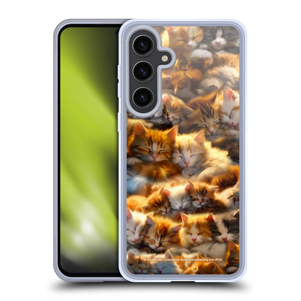 D.S. Valori Kitty And Puppy Kitty Dreams Soft Gel Case for Samsung Galaxy S24+ 5G