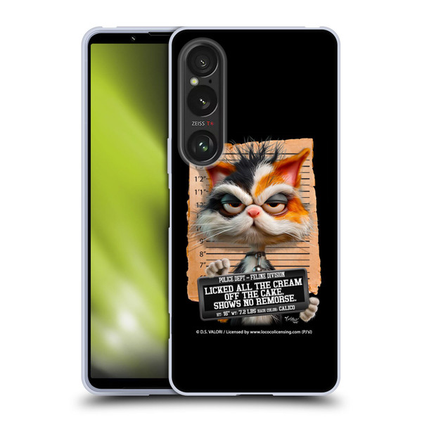 D.S. Valori Kitty And Puppy Kitty Licked The Cream Soft Gel Case for Sony Xperia 1 VI 5G