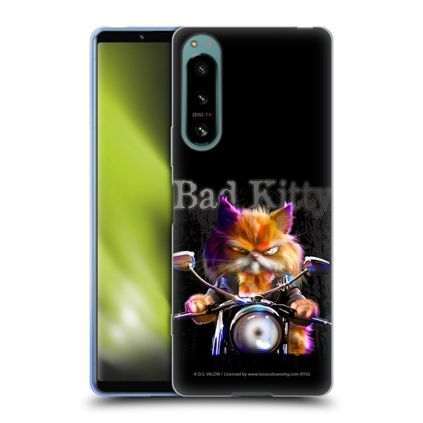 D.S. Valori Kitty And Puppy Bad Kitty Soft Gel Case for Sony Xperia 5 IV