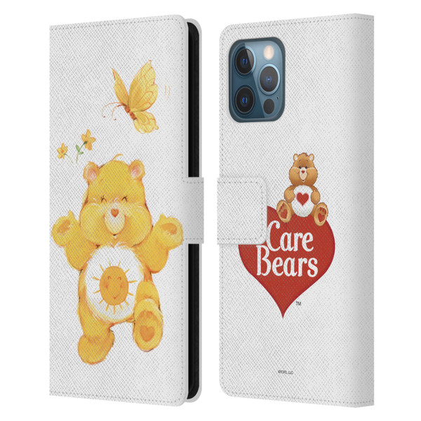 Care Bears Classic Funshine Leather Book Wallet Case Cover For Apple iPhone 12 Pro Max