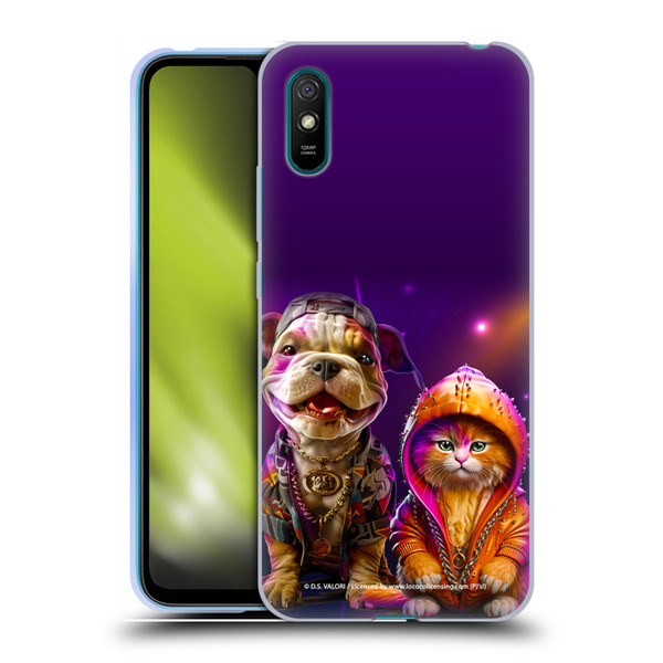 D.S. Valori Kitty And Puppy Hip Hop Pals Soft Gel Case for Xiaomi Redmi 9A / Redmi 9AT