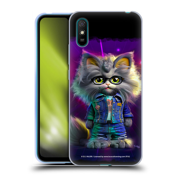 D.S. Valori Kitty And Puppy Kitty In Jeans Soft Gel Case for Xiaomi Redmi 9A / Redmi 9AT