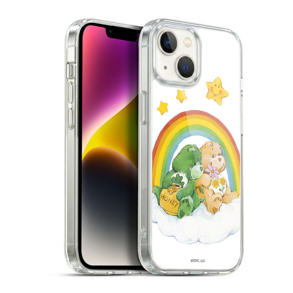 Care Bears Classic Rainbow 2 Soft Gel Case for Apple iPhone 14