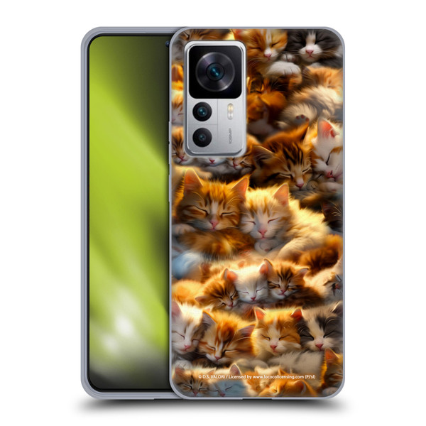 D.S. Valori Kitty And Puppy Kitty Dreams Soft Gel Case for Xiaomi 12T 5G / 12T Pro 5G / Redmi K50 Ultra 5G