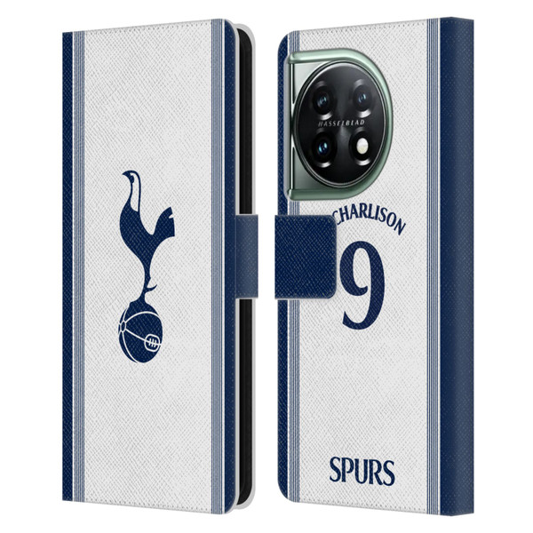 Tottenham Hotspur F.C. 2024/25 Players Home Kit Richarlison Leather Book Wallet Case Cover For OnePlus 11 5G