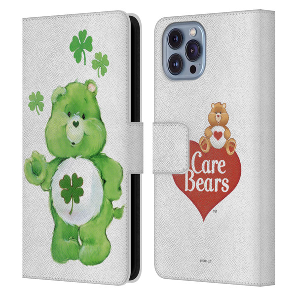 Care Bears Classic Good Luck Leather Book Wallet Case Cover For Apple iPhone 14