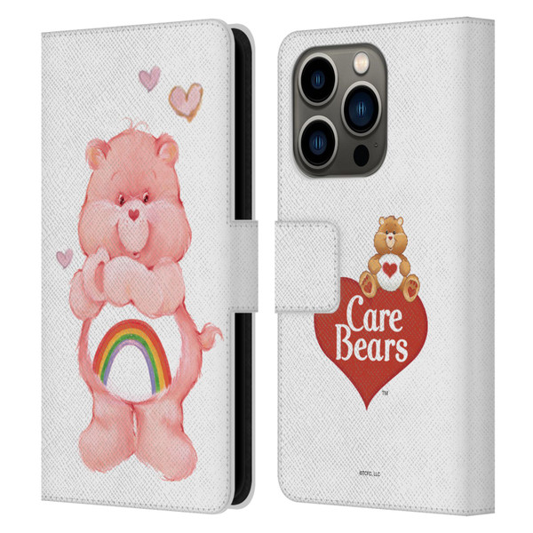 Care Bears Classic Cheer Leather Book Wallet Case Cover For Apple iPhone 14 Pro