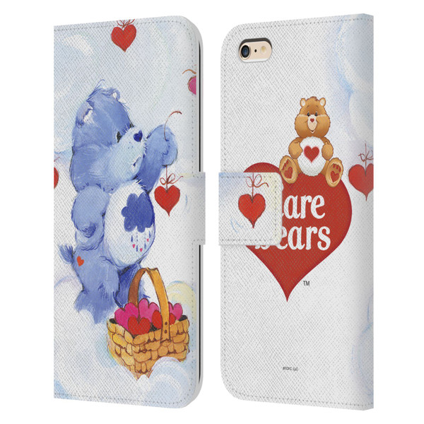Care Bears Classic Grumpy Leather Book Wallet Case Cover For Apple iPhone 6 Plus / iPhone 6s Plus