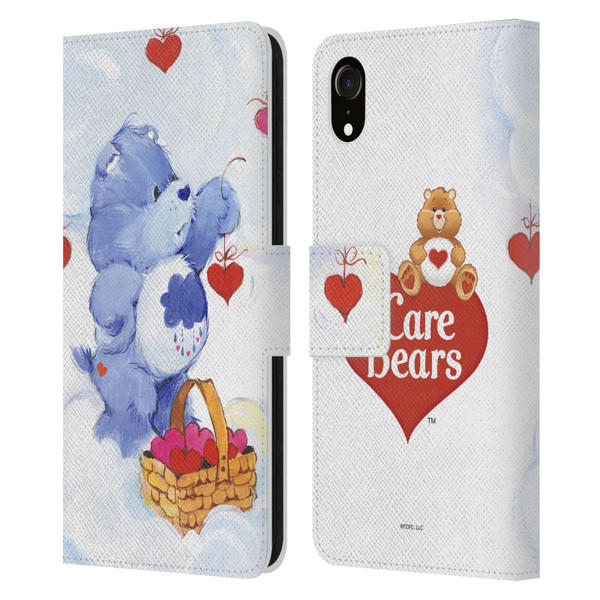 Care Bears Classic Grumpy Leather Book Wallet Case Cover For Apple iPhone XR