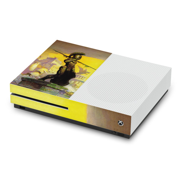 Frank Frazetta Medieval Fantasy Art Indomitable Vinyl Sticker Skin Decal Cover for Microsoft Xbox One S Console