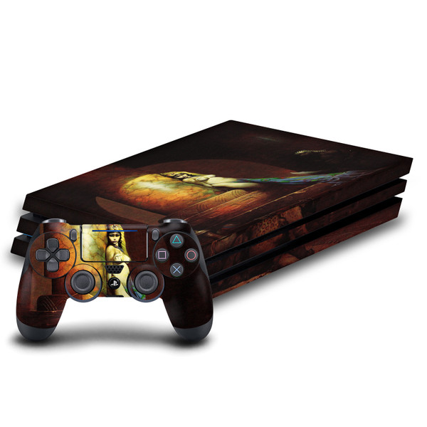 Frank Frazetta Medieval Fantasy Art Egyptian Queen Vinyl Sticker Skin Decal Cover for Sony PS4 Pro Bundle