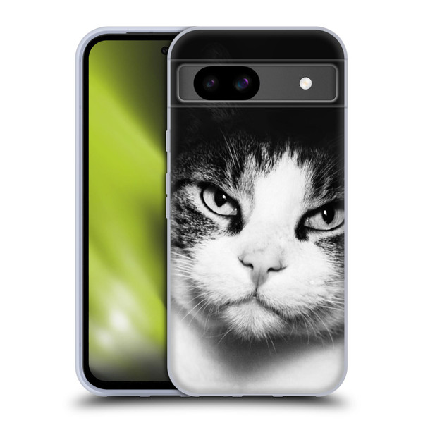 Dorit Fuhg Animals & Urban Life Cat Stare Soft Gel Case for Google Pixel 8a