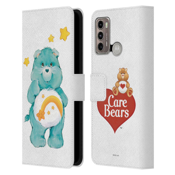 Care Bears Classic Wish Leather Book Wallet Case Cover For Motorola Moto G60 / Moto G40 Fusion