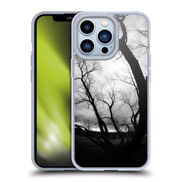 Dorit Fuhg Monotones Winter Trees Soft Gel Case for Apple iPhone 13 Pro
