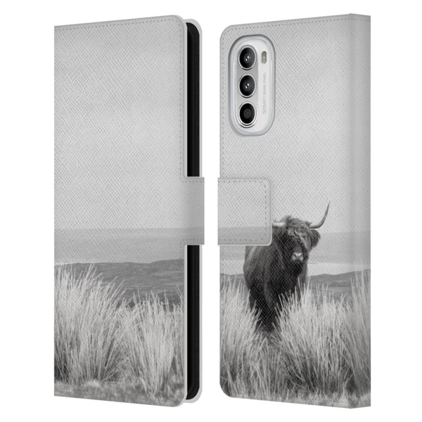 Dorit Fuhg Animals & Urban Life Wanderer Leather Book Wallet Case Cover For Motorola Moto G52