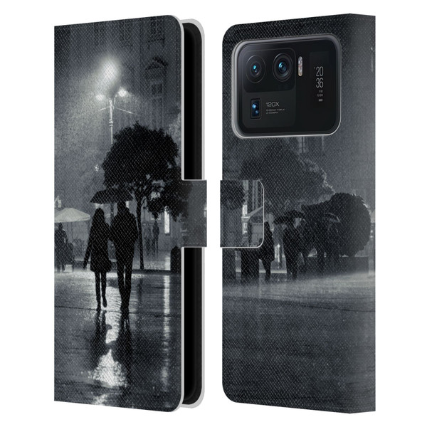 Dorit Fuhg Animals & Urban Life Night Walk Leather Book Wallet Case Cover For Xiaomi Mi 11 Ultra