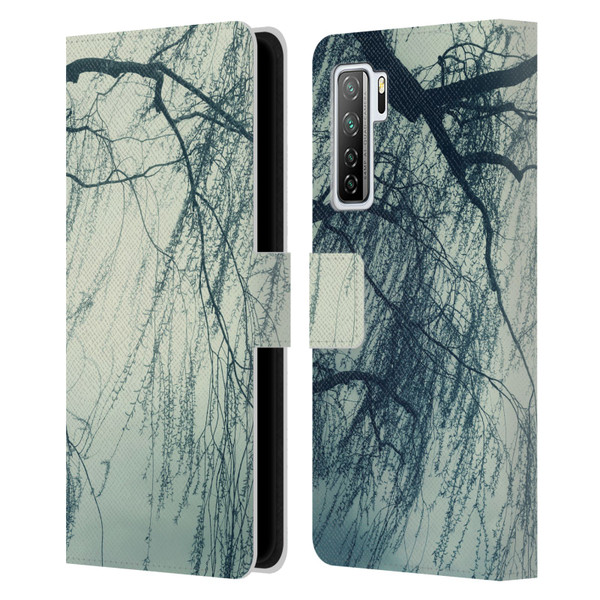 Dorit Fuhg Mystic Nature Weeping Willow Leather Book Wallet Case Cover For Huawei Nova 7 SE/P40 Lite 5G