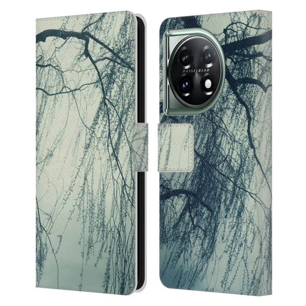 Dorit Fuhg Mystic Nature Weeping Willow Leather Book Wallet Case Cover For OnePlus 11 5G