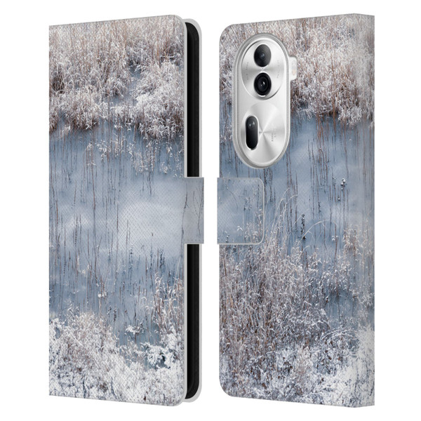 Dorit Fuhg Mystic Nature Winter Land Leather Book Wallet Case Cover For OPPO Reno11