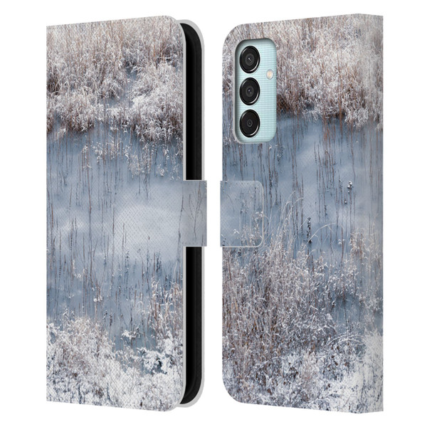 Dorit Fuhg Mystic Nature Winter Land Leather Book Wallet Case Cover For Samsung Galaxy M15/F15 5G