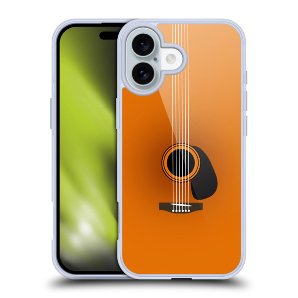 Mark Ashkenazi Music Guitar Minimal Soft Gel Case for Apple iPhone 16