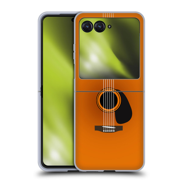 Mark Ashkenazi Music Guitar Minimal Soft Gel Case for Motorola Razr 40 Ultra / Razr+ 2023