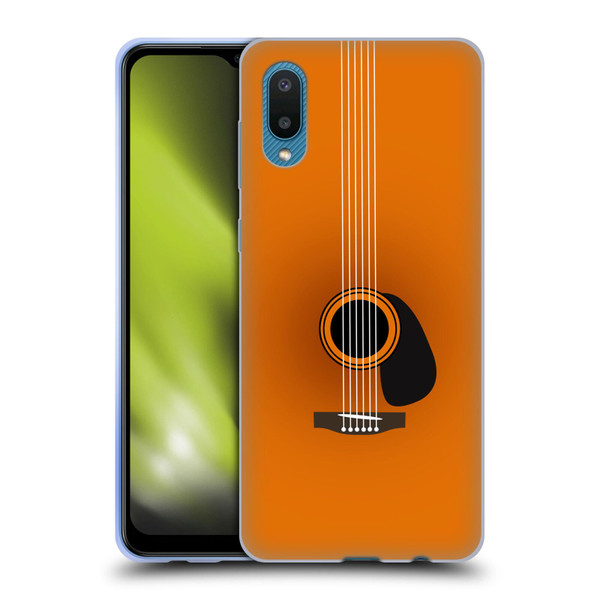 Mark Ashkenazi Music Guitar Minimal Soft Gel Case for Samsung Galaxy A02/M02 (2021)