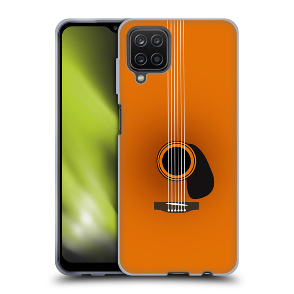 Mark Ashkenazi Music Guitar Minimal Soft Gel Case for Samsung Galaxy A12 (2020)