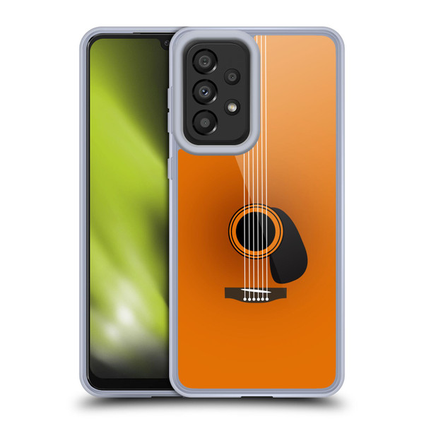 Mark Ashkenazi Music Guitar Minimal Soft Gel Case for Samsung Galaxy A33 5G (2022)