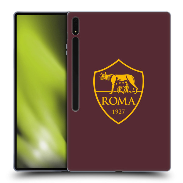 AS Roma 2024/25 Graphic Logo Crest Soft Gel Case for Samsung Galaxy Tab S8 Ultra