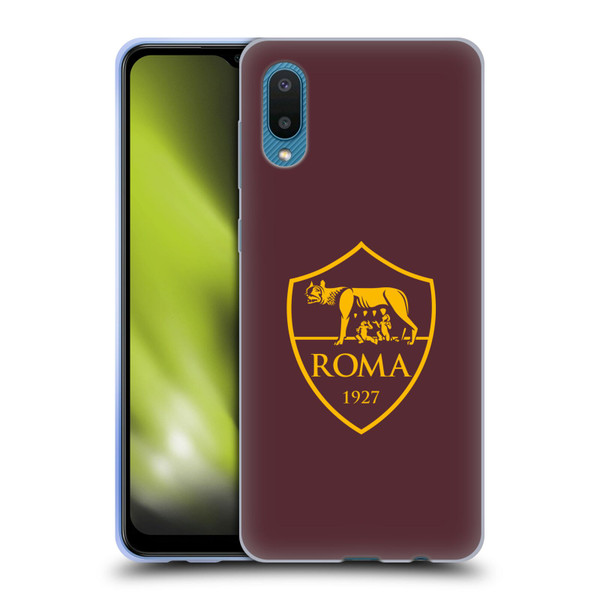 AS Roma 2024/25 Graphic Logo Crest Soft Gel Case for Samsung Galaxy A02/M02 (2021)