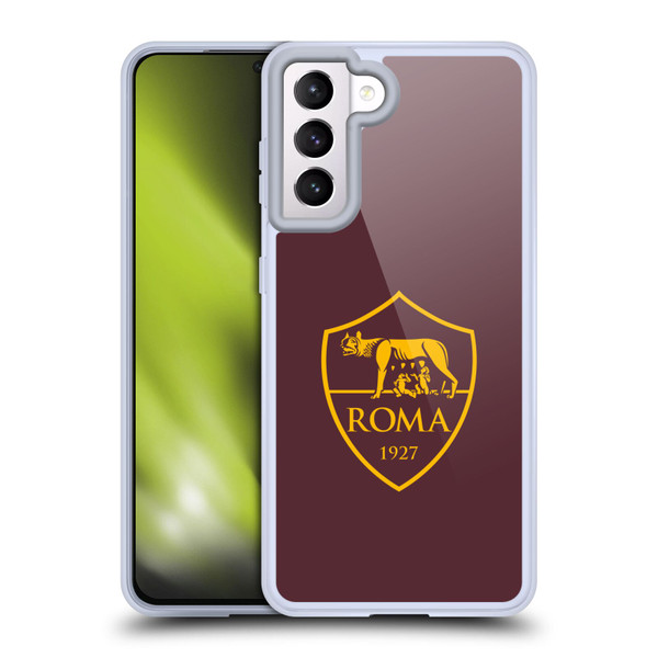 AS Roma 2024/25 Graphic Logo Crest Soft Gel Case for Samsung Galaxy S21 5G