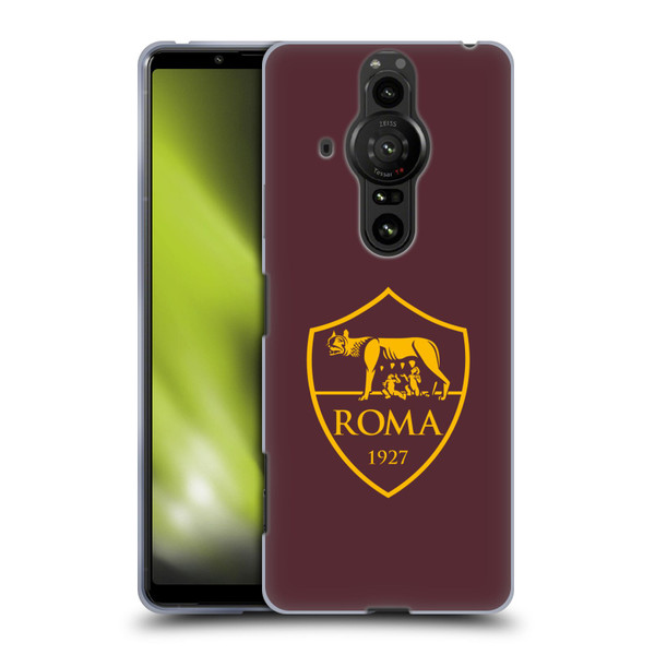 AS Roma 2024/25 Graphic Logo Crest Soft Gel Case for Sony Xperia Pro-I