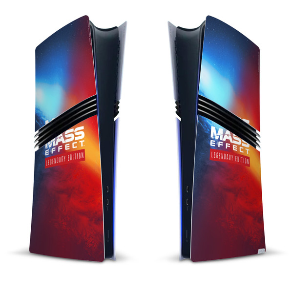 EA Bioware Mass Effect Legendary Graphics Logo Key Art Vinyl Sticker Skin Decal Cover for Sony PS5 Pro Digital Edition Console
