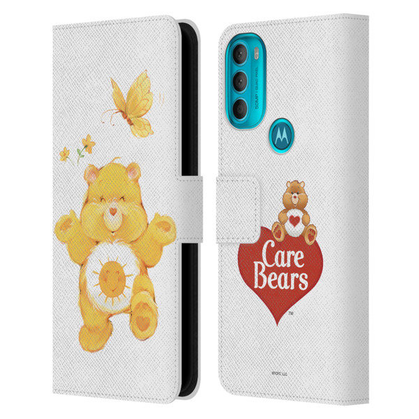 Care Bears Classic Funshine Leather Book Wallet Case Cover For Motorola Moto G71 5G