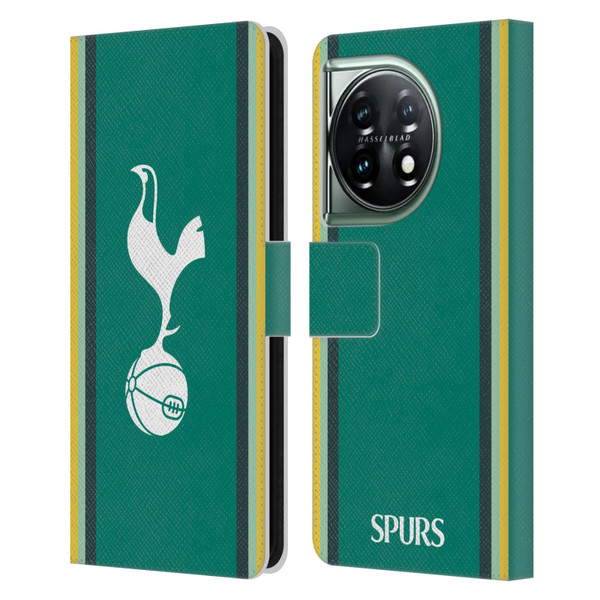 Tottenham Hotspur F.C. 2024/25 Badge Kit Third Leather Book Wallet Case Cover For OnePlus 11 5G