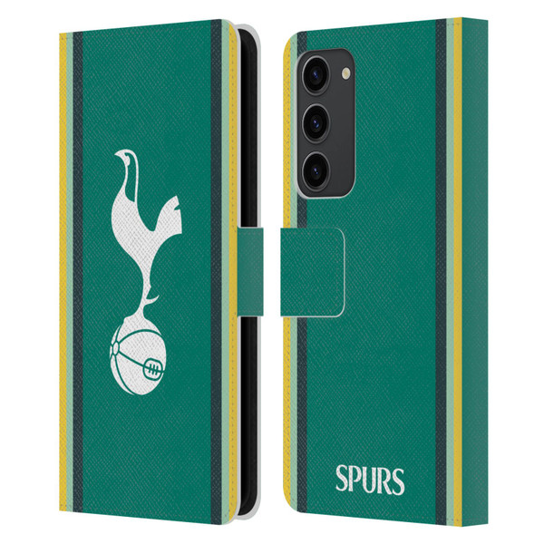 Tottenham Hotspur F.C. 2024/25 Badge Kit Third Leather Book Wallet Case Cover For Samsung Galaxy S23+ 5G