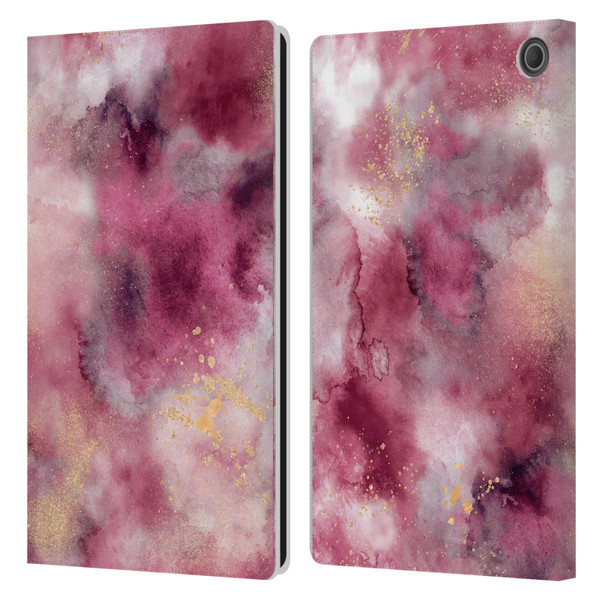 Ninola Colourful Patterns Pink Marble Leather Book Wallet Case Cover For Amazon Fire Max 11 2023